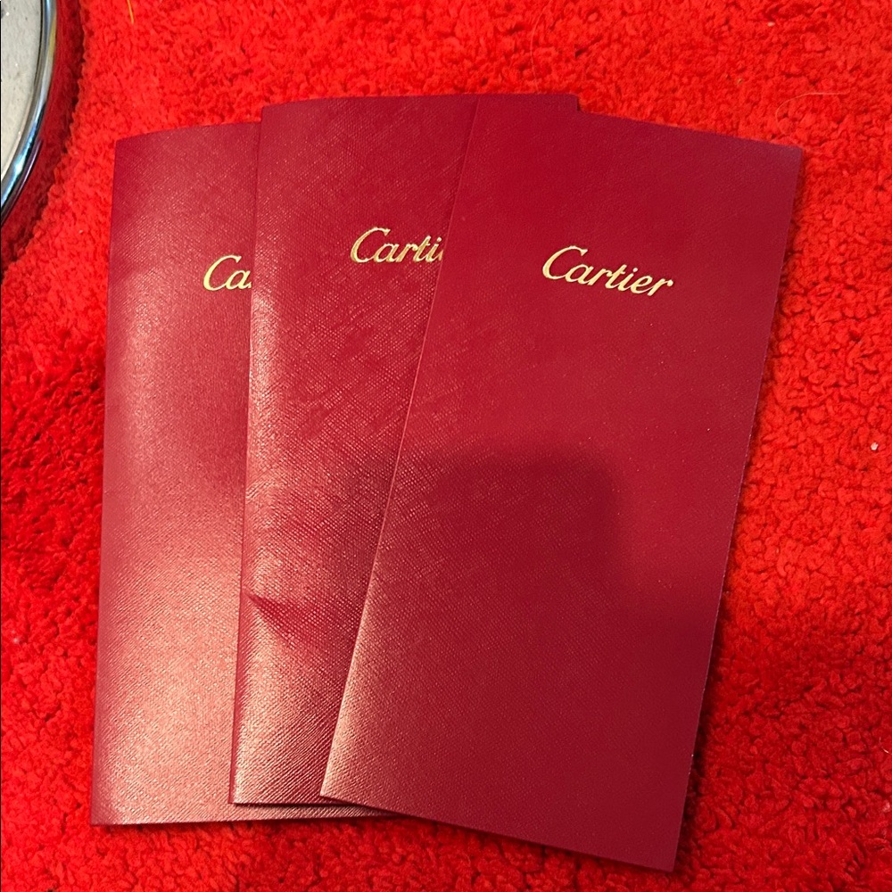 Cartier Luxurious Crimson Envelopes 3 count - Picture 4 of 4